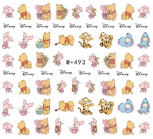 M+493-497 Disney Cartoon Water Nail Sticker 