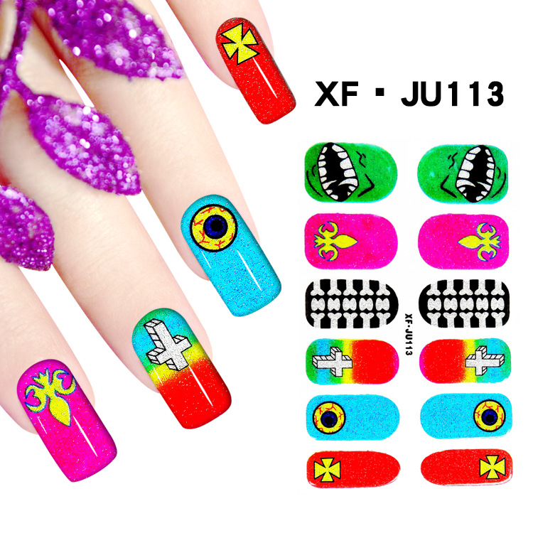 JU113 Nail Polish Sticker 