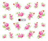A007-012 Flower Water Nail Sticker