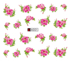A001-006 Flower Water Nail Sticker