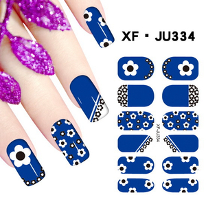 JU334 Full Cover Nail Polish Sticker 