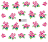 A199-204 Flower Water Nail Sticker