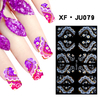 JU079 Full Cover Lace Nail Polish Sticker 
