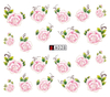 A025-030 Flower Water Nail Sticker