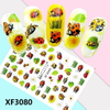 XF3080 3D Self Adhesive Ladybug Nail Sticker 