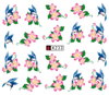 A229-234 Flower Water Nail Sticker