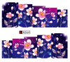 A061-066 Flower Water Nail Sticker