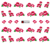 A223-228 Flower Water Nail Sticker