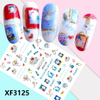 XF3125 3D Self Adhesive Christmas Nail Sticker 