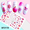 XF3119 3D Self Adhesive Christmas Nail Sticker 