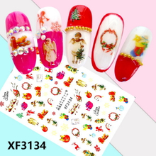 XF3134 3D Self Adhesive Christmas Nail Sticker 
