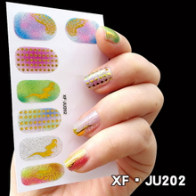 JU202 Full Cover Nail Polish Sticker 
