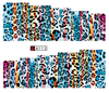A109-114 Leopard Print Water Nail Sticker