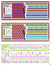 HOT007-009 Water Nail Sticker