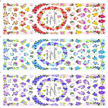 HOT052-054 Flower Water Nail Sticker