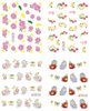 Flower Water Nail Sticker
