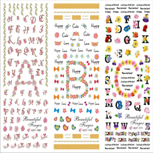 HOT169-171 Letters Water Nail Sticker