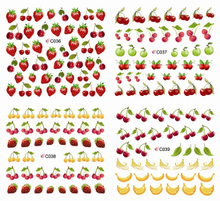C036-039 Fruit Water Nail Sticker