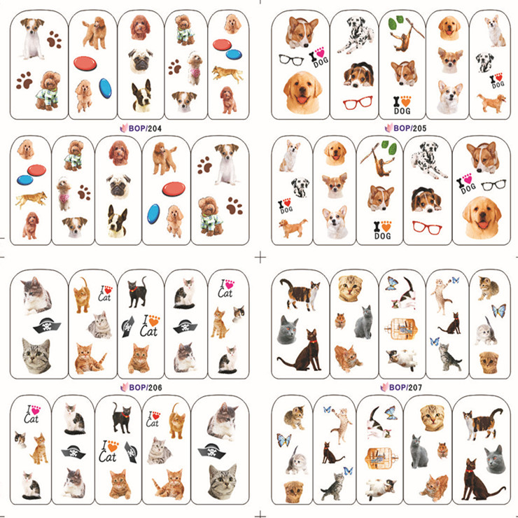 Water Nail Sticker(Single Or 4 in 1)