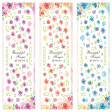 HOT316-318 Colorful Flower Water Nail Sticker