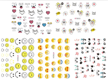 E831-841 3D Emoji Simulation Nail Art Sticker
