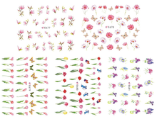 E677-687 3D Flower Simulation Nail Art Sticker