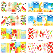 C264-267 Fruit Water Nail Sticker