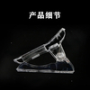Nail Art Crystal Plastic False Nail Mold Forms Poly UV Gel Extension Builder Tips Clip