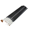 10pcs Black Nail Art Brush Set 