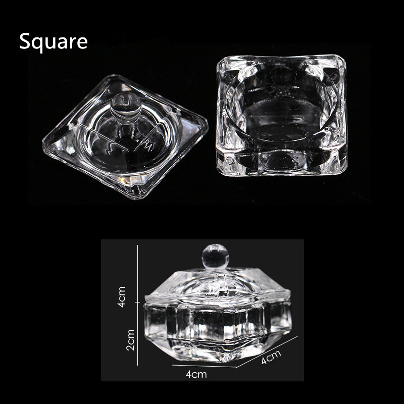 Square Glass Dappen Dish