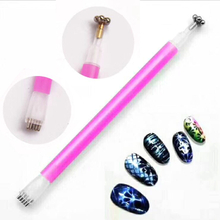 New Nail Art Tools Double Head Magnet Pen for Flower Designs