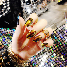 Beauty Design Mirror Artificial Fake Finger Nail Tips