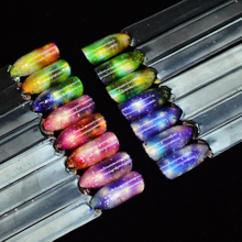 Gradient Starry Nail Glitter Galaxy Holographic Transfer Foils 