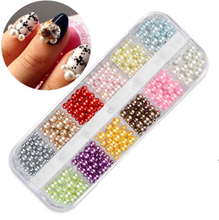 Colorful Pearl Nail Decoration