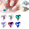 Nail Heart Shaped Diamond Crystal Rhinestones