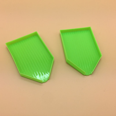 Nail Art Plastic Rhinestone Picker Plate Jewelry Tray