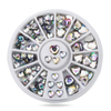 Heart Square Round Diamond Shape Nail Art Rhinestone Decoration