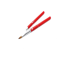 2#-10# Detachable Metal Painting Acrylic Nail Brush With Pen Cover