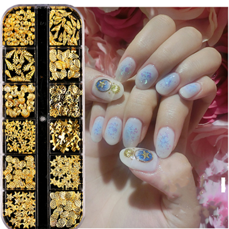 Frosted Nail Art Metal Decoration