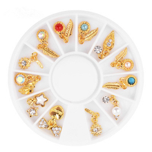 Metal Pendant 3D Nail Art Rhinestone Decoration