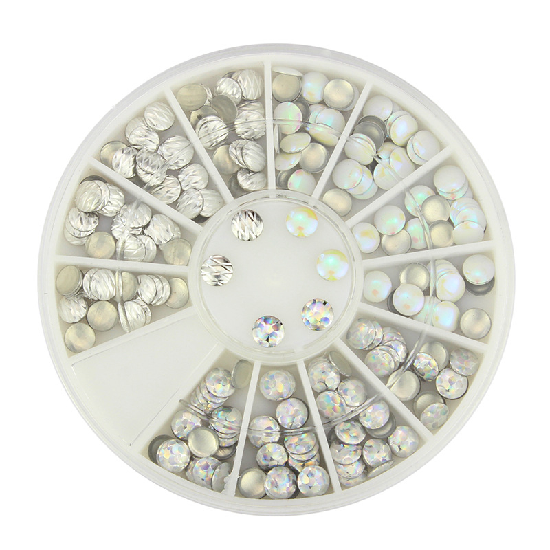 Mix Shape Round Rivet Nail Decoration