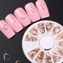 Different Shape Nail Metal Decoration in Wheel 