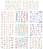 E336-346 3D Flower Simulation Nail Art Sticker