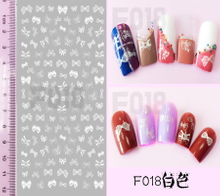 F018 DIY Design 3D Self Adhesive Bow-knot Nail Art Sticker