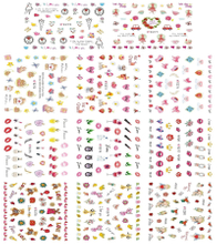 E270-280 3D Simulation Nail Art Sticker