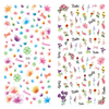 LY319-320 Thin 3D Flower Nail Art Sticker