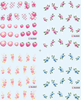 Flower Design Water Nail Sticker