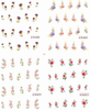 Flower Design Water Nail Sticker