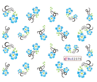 Different Flower Water Nail Sticker Nail Decal 