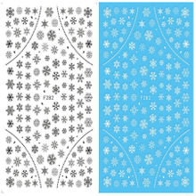F282 DIY Design 3D Self Adhesive Christmas Nail Art Sticker
